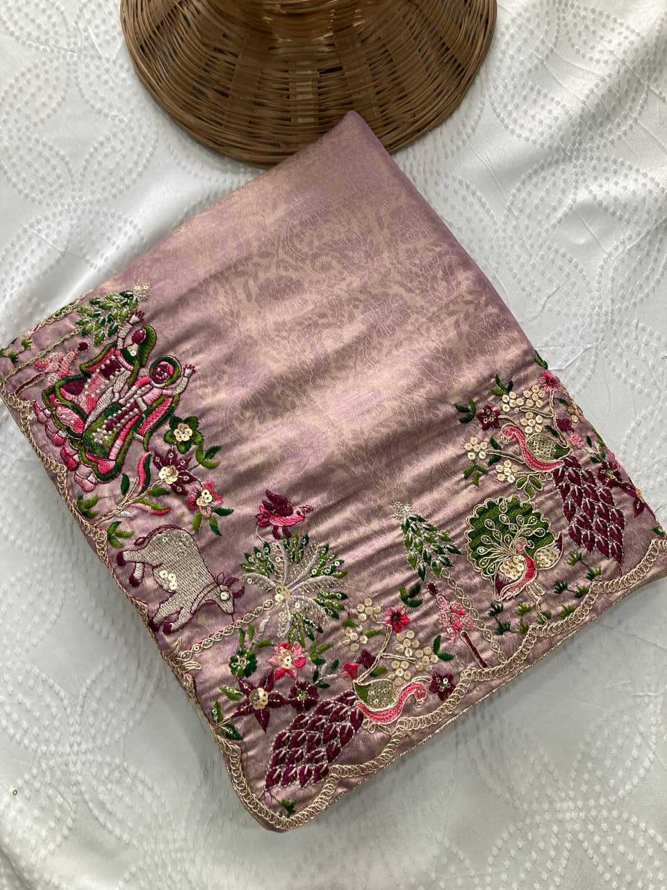 Kanjivaram Silk Lace Border Saree
