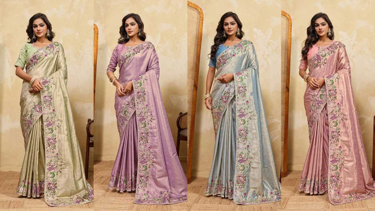 Kanjivaram Silk Lace Border Saree