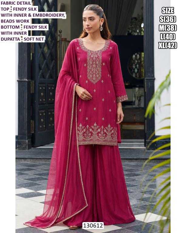 Silk Embroidery Suit
