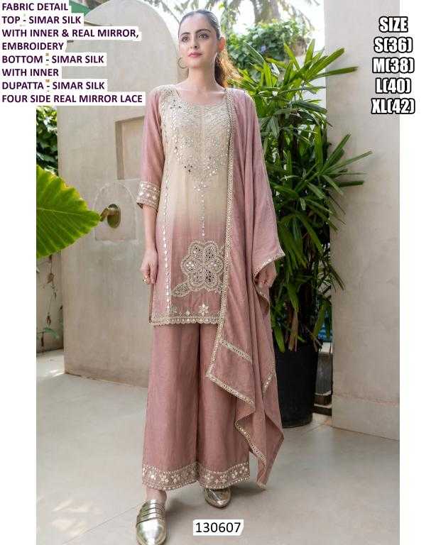 Silk Embroidery Suit