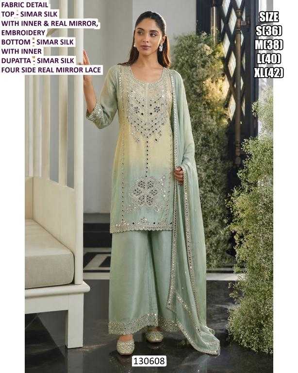 Silk Embroidery Suit