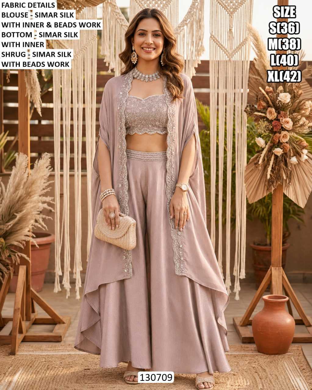 Ladies Silk Suit
