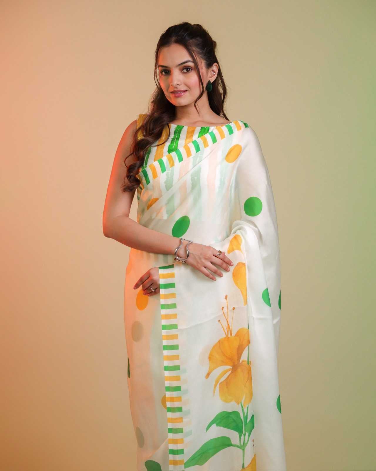 Printed Saree