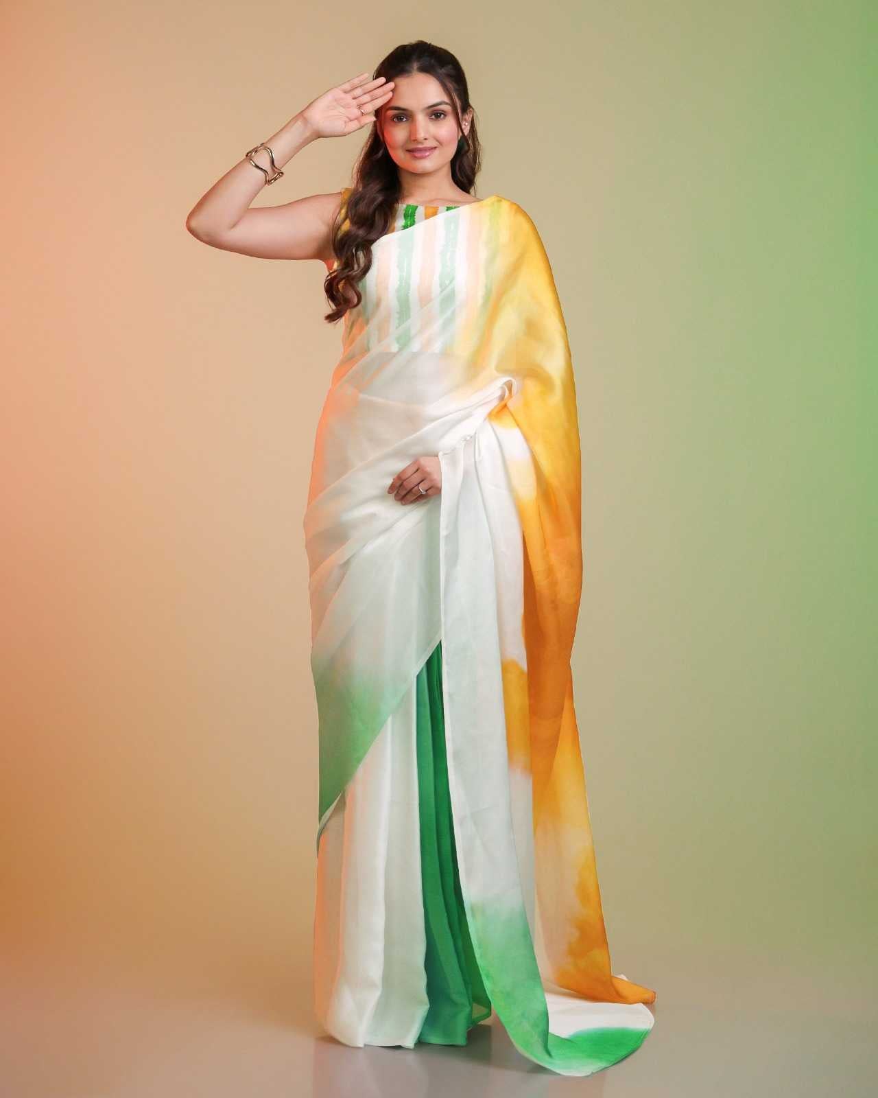 Printed Saree