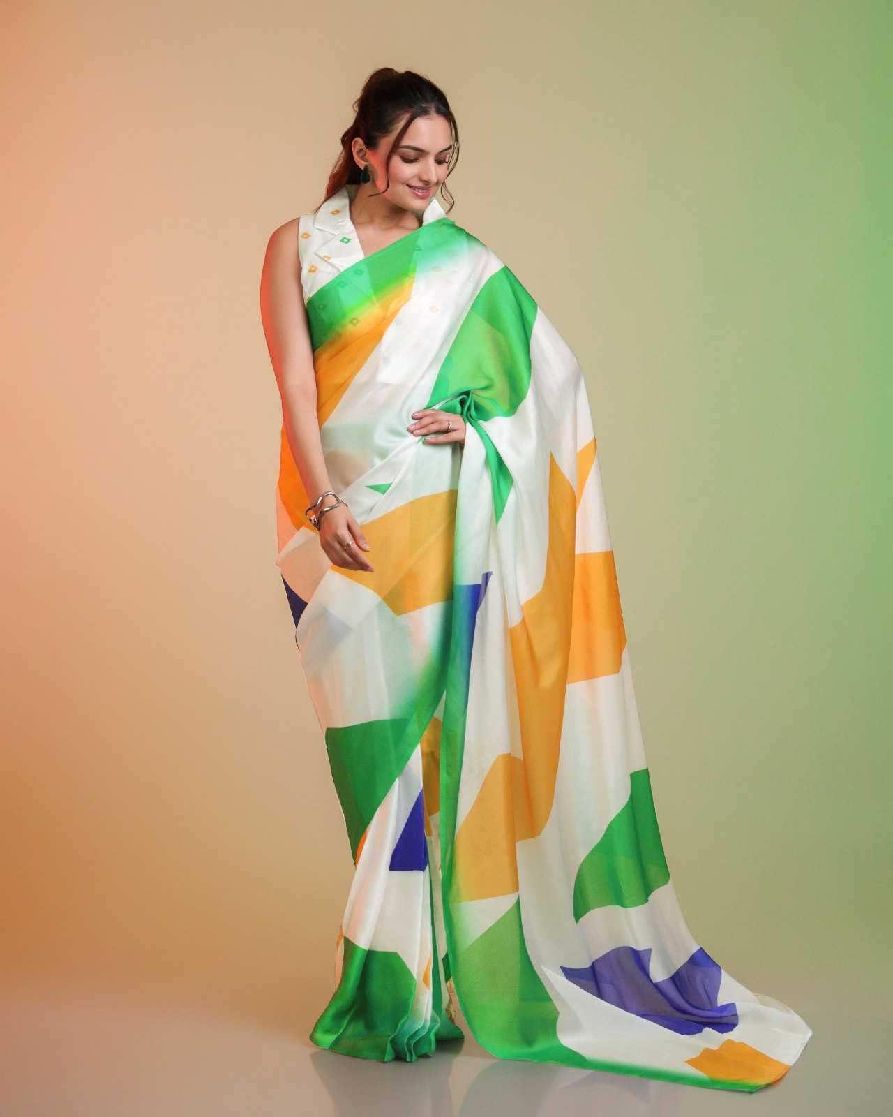 Printed Saree
