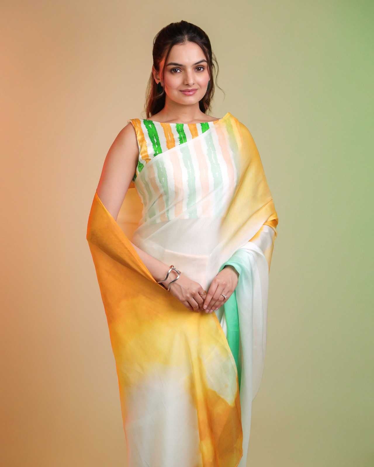Printed Saree