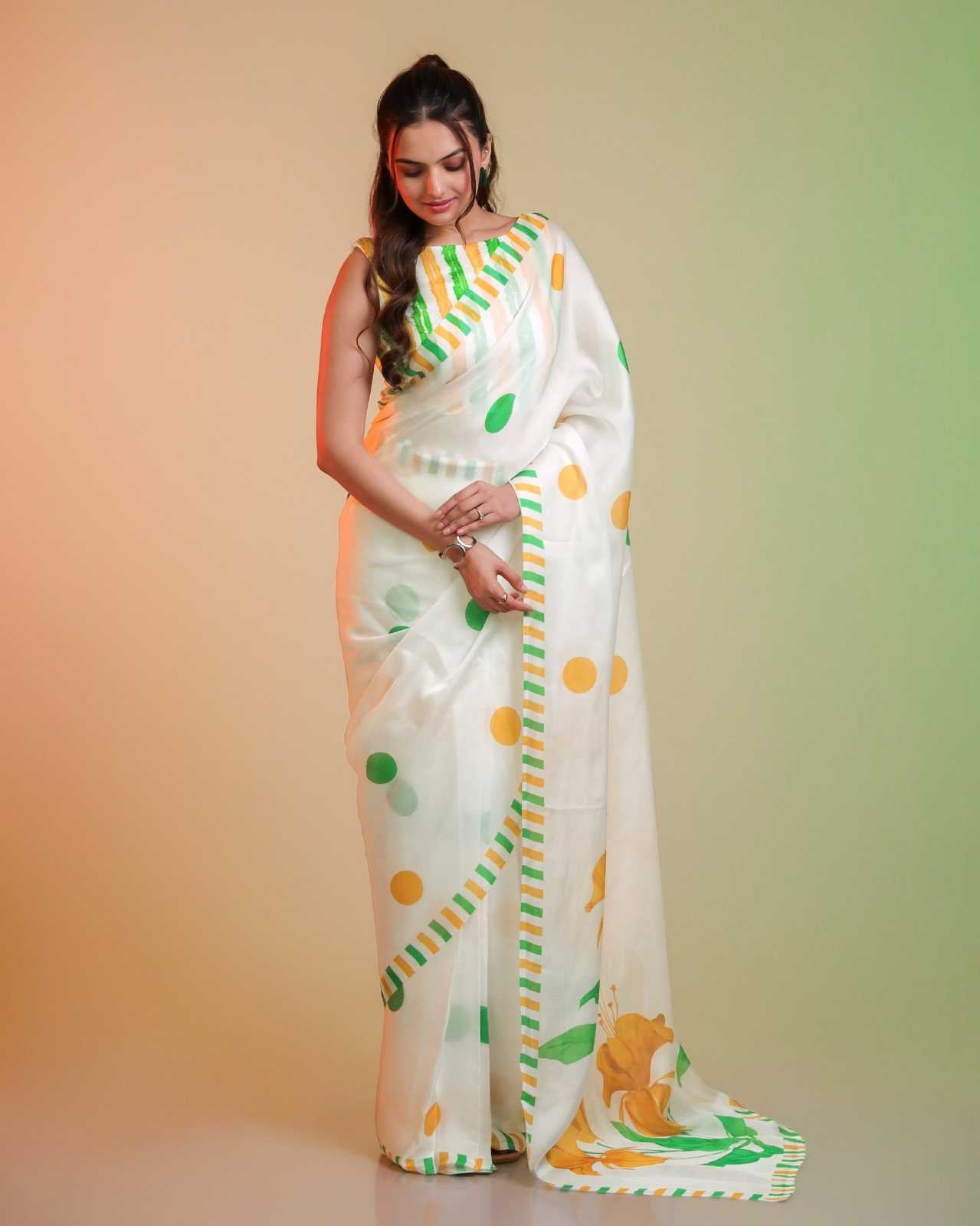 Printed Saree