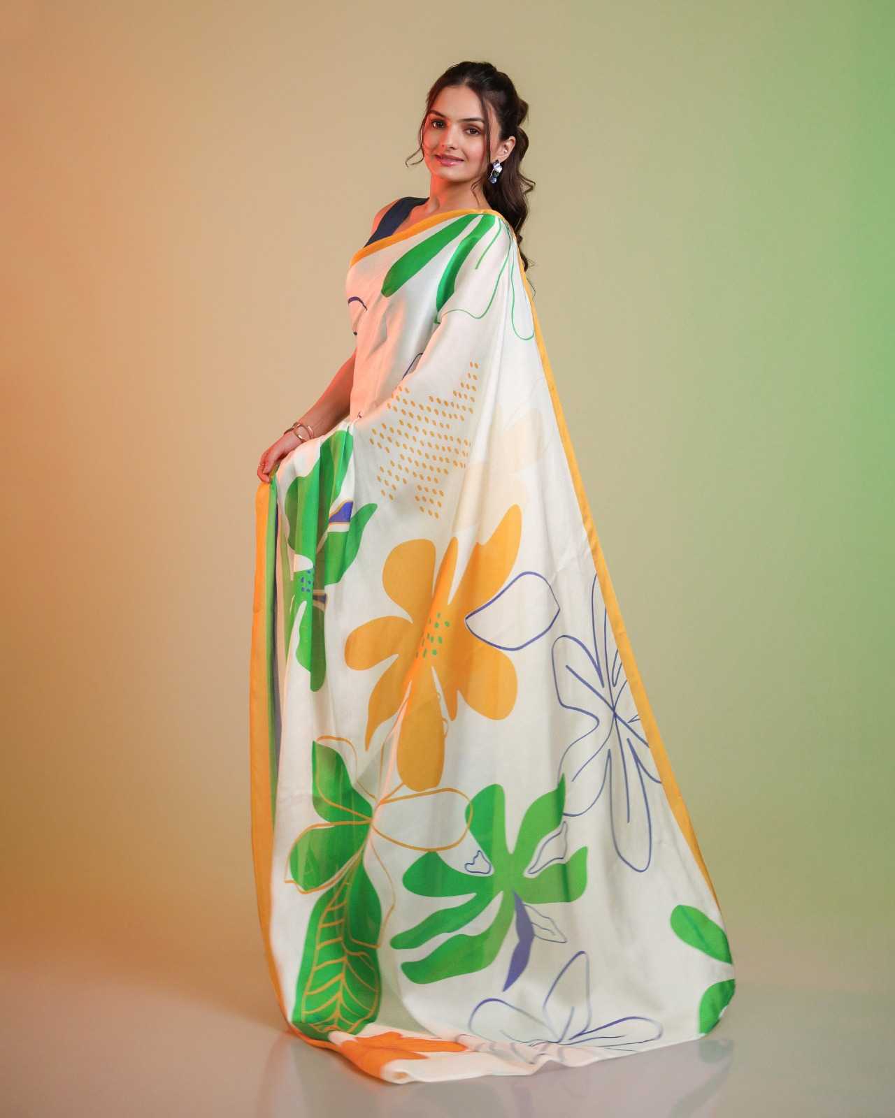 Printed Saree