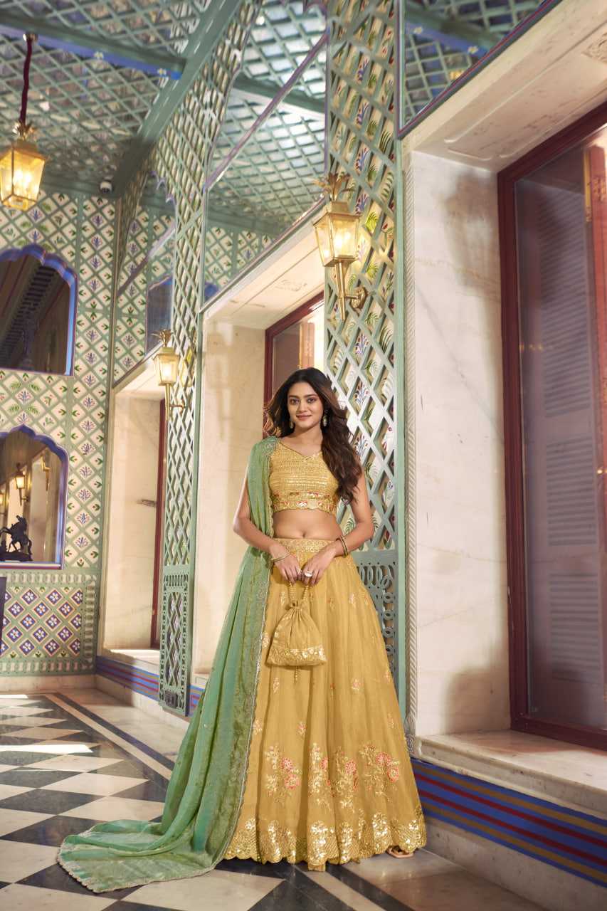 Shimmer Silk Wedding Lehenga