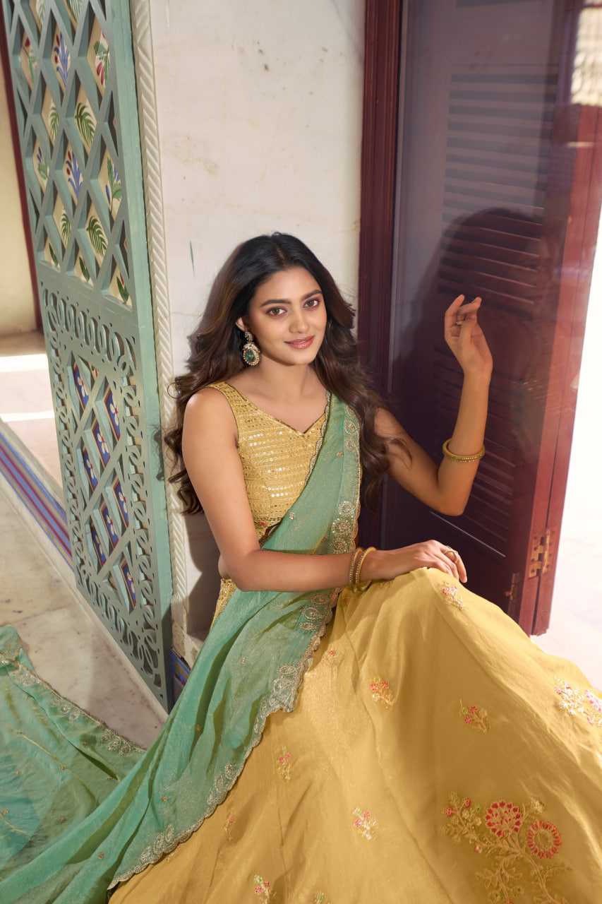 Shimmer Silk Wedding Lehenga