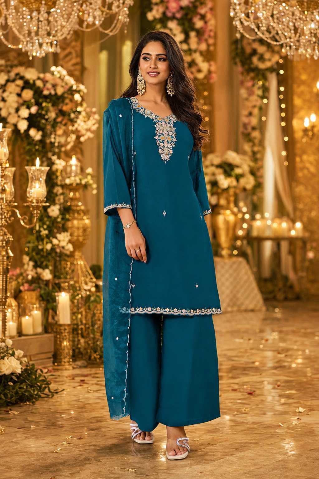Ladies Silk Suit