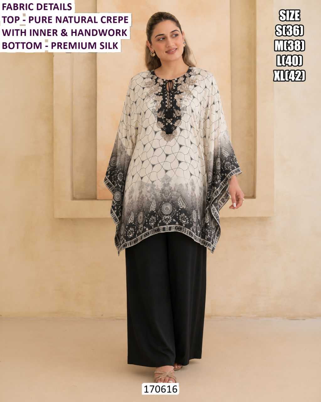 Pure Crepe Ladies Suit