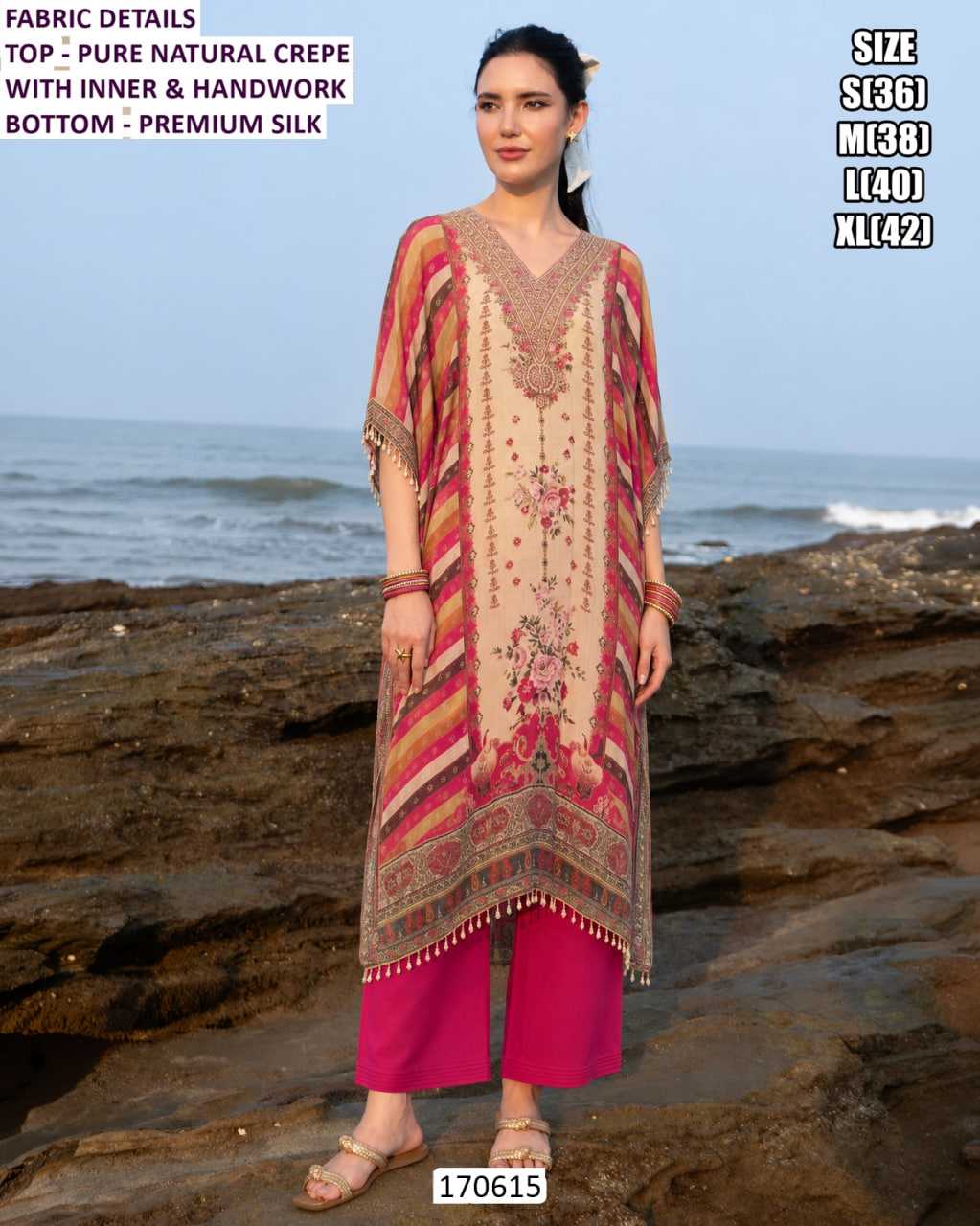 Pure Crepe Ladies Suit