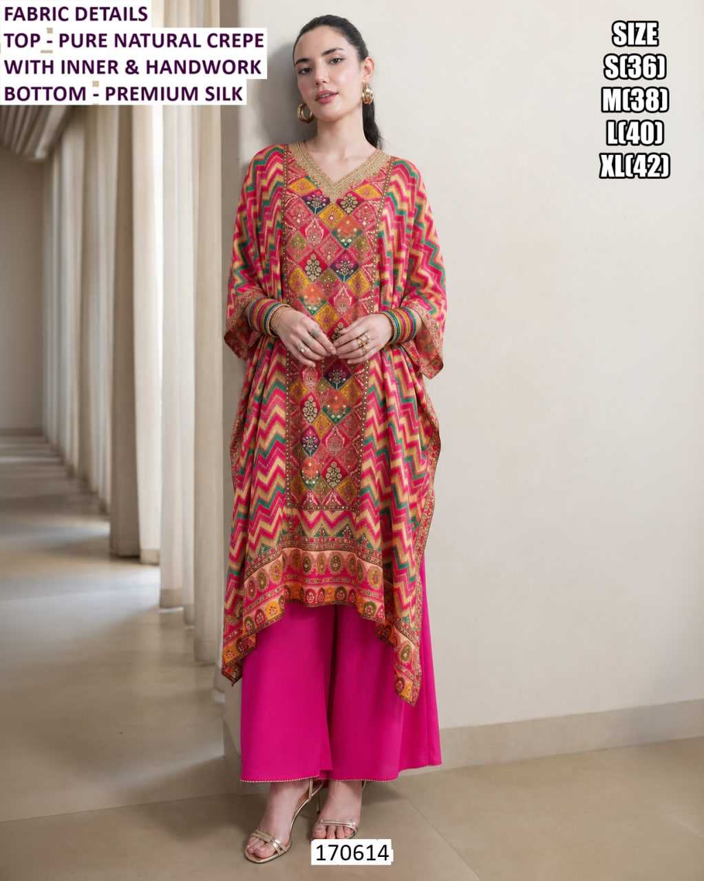 Pure Crepe Ladies Suit