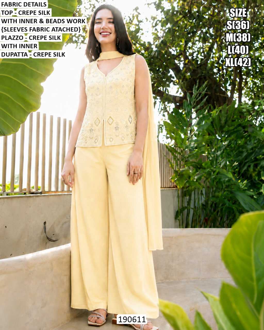 Shimmer Silk Indo Western Dress