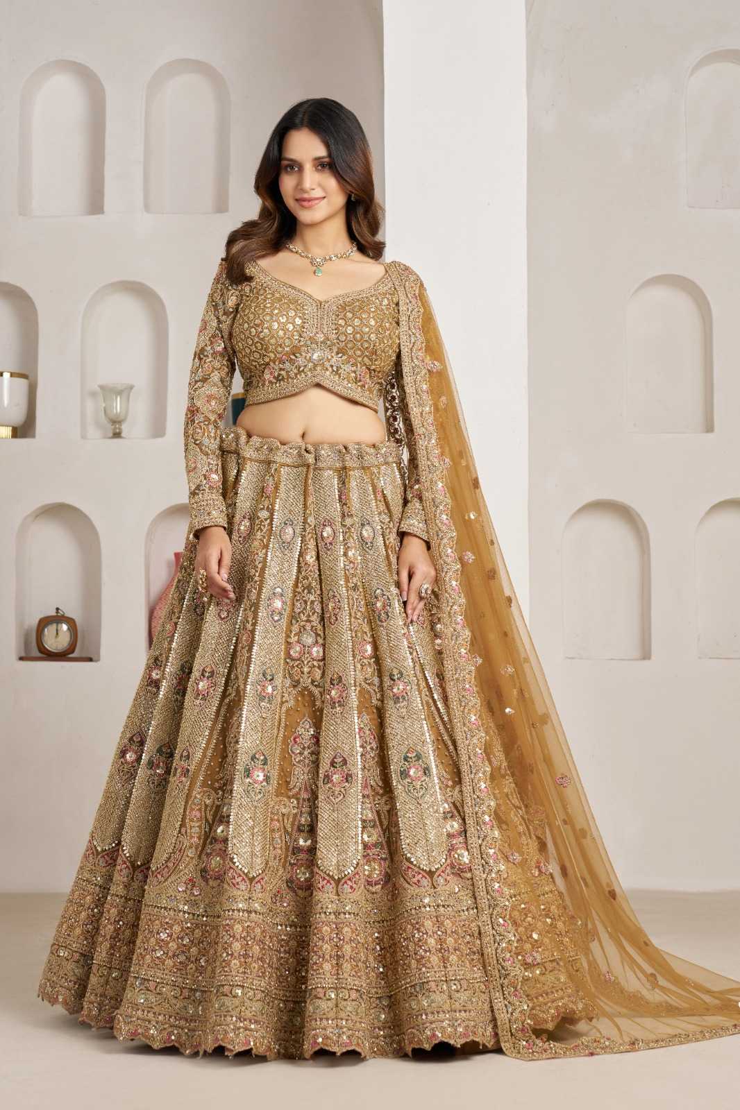 Net Bridal Lehenga