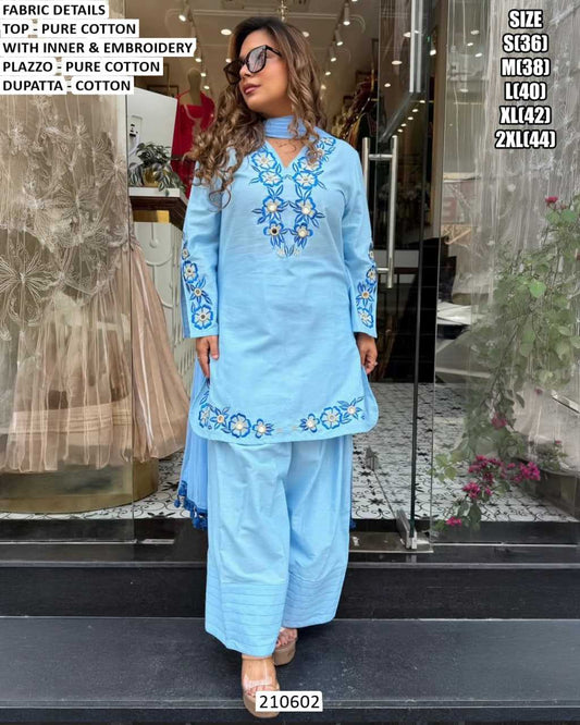 Pure Cotton Suit