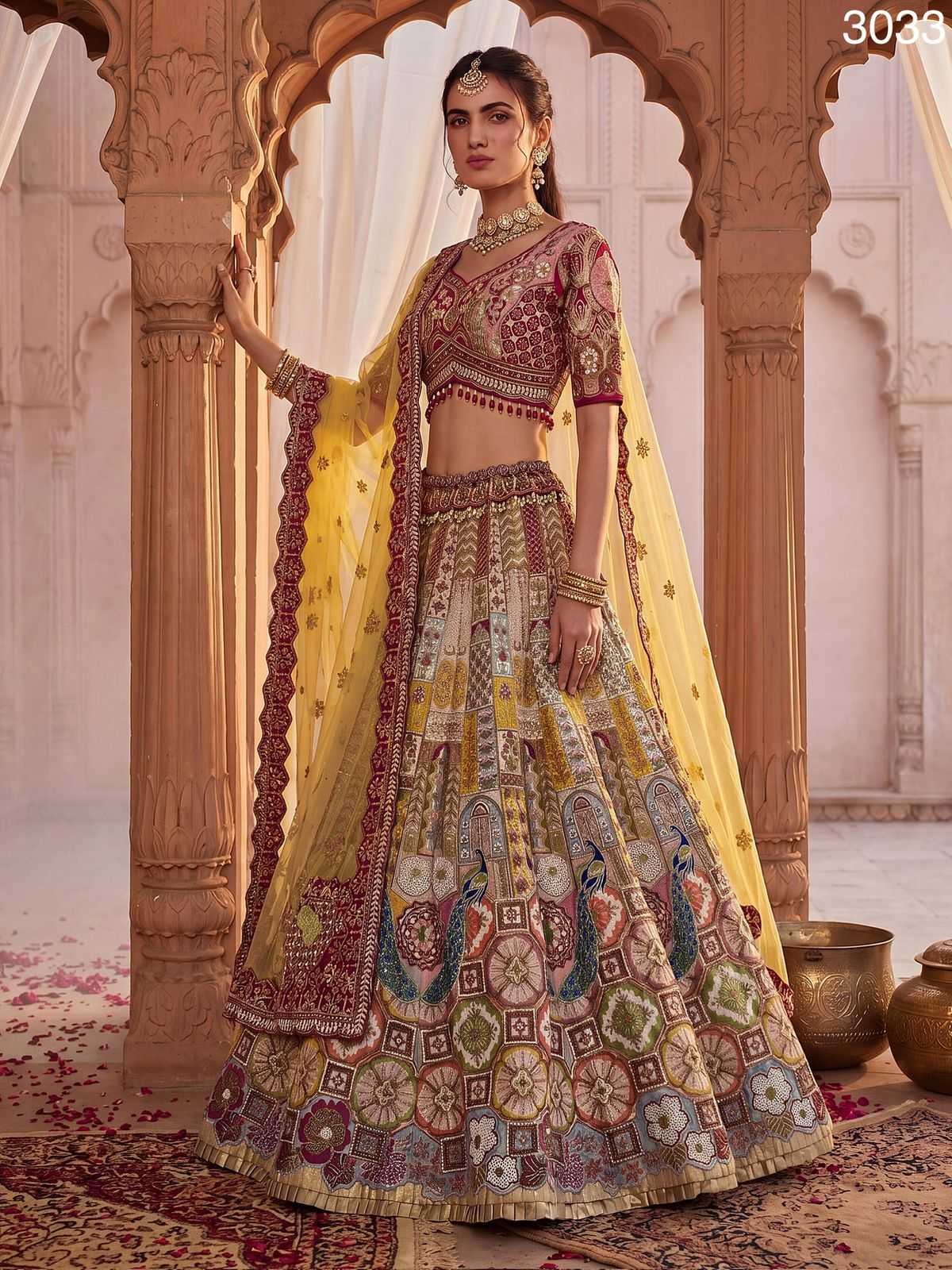 Fancy Zari Work Lehenga