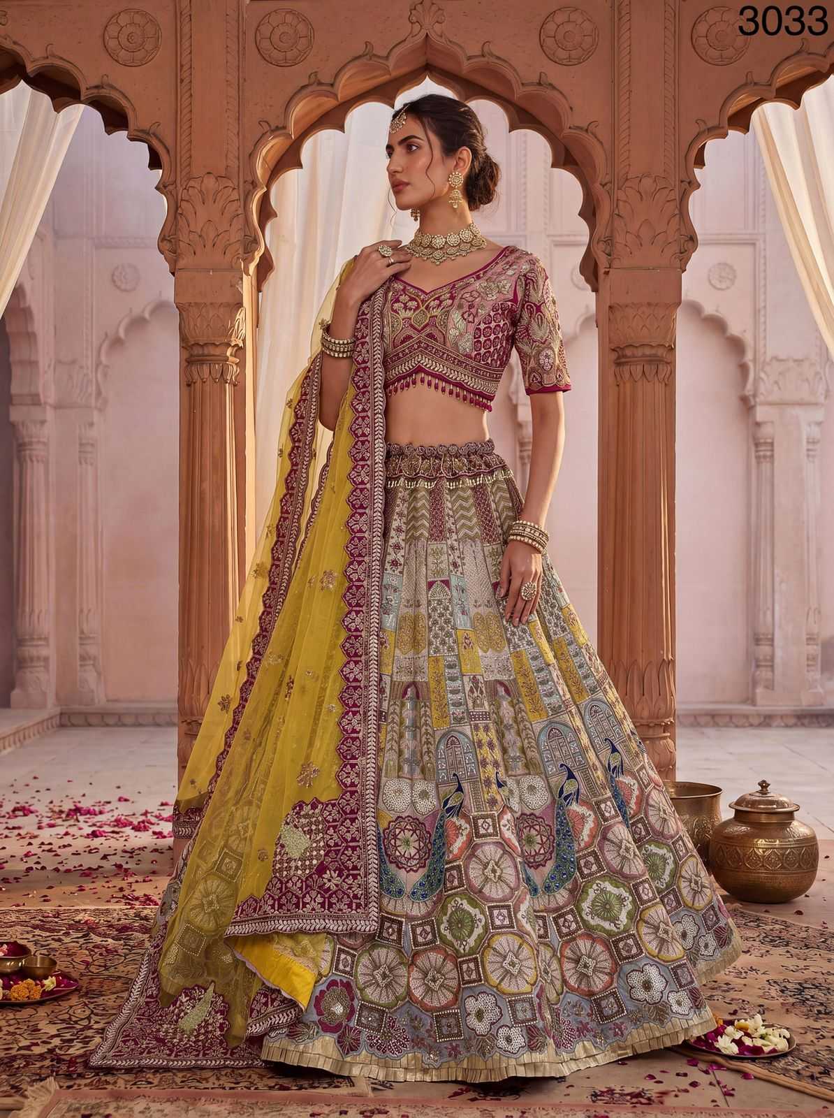 Fancy Zari Work Lehenga