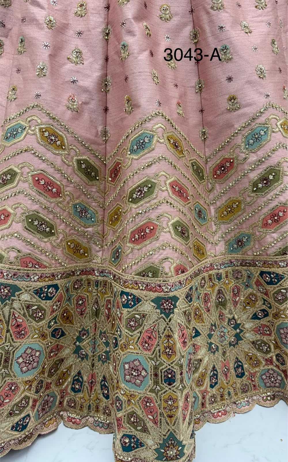 Slub Silk Lehenga