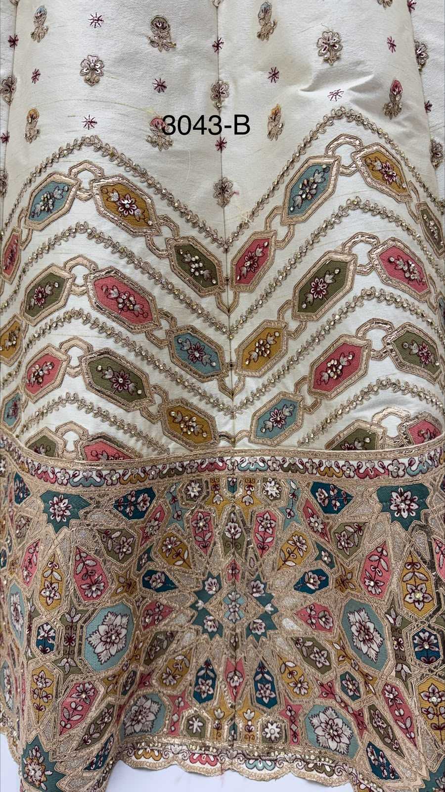 Slub Silk Lehenga