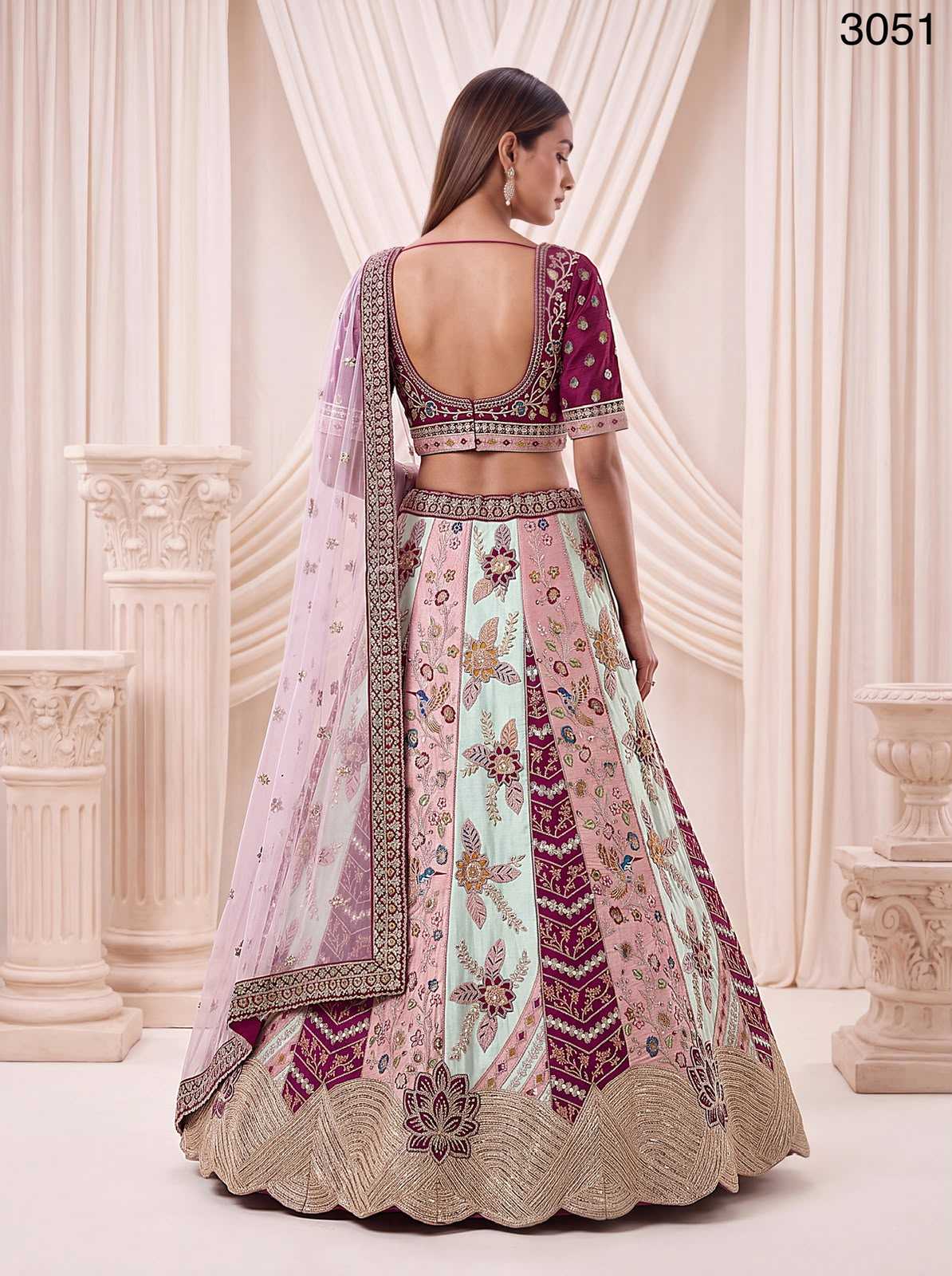 Satin Silk Lehenga