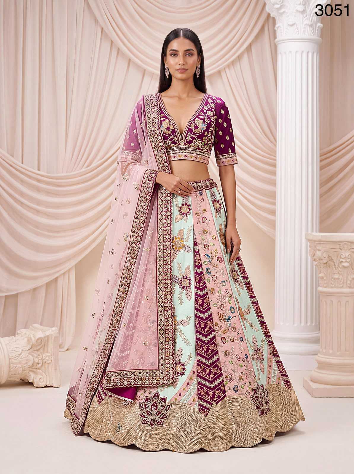 Satin Silk Lehenga