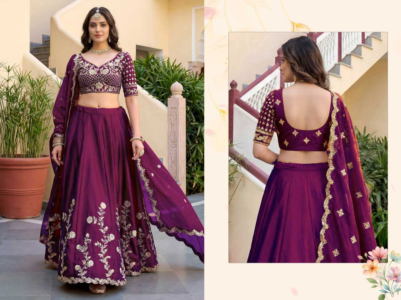 Rangoli Silk Lehenga