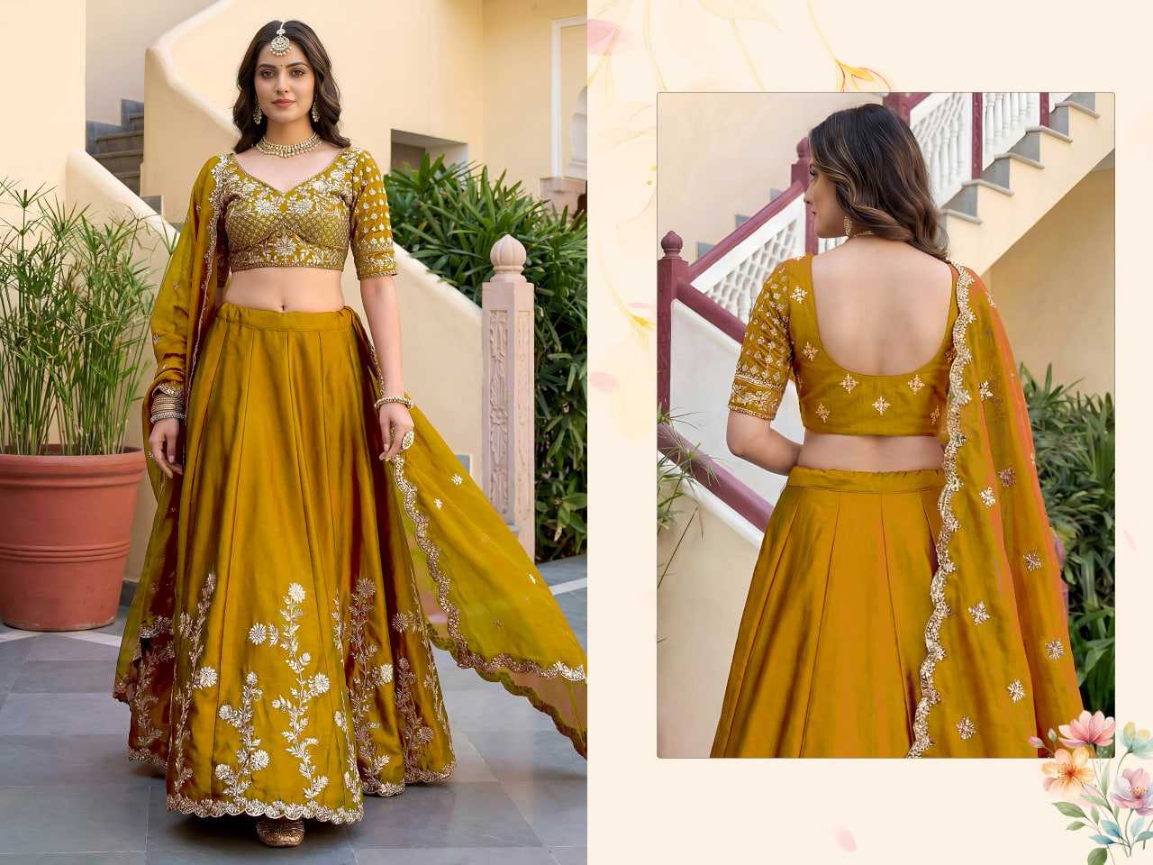 Rangoli Silk Lehenga