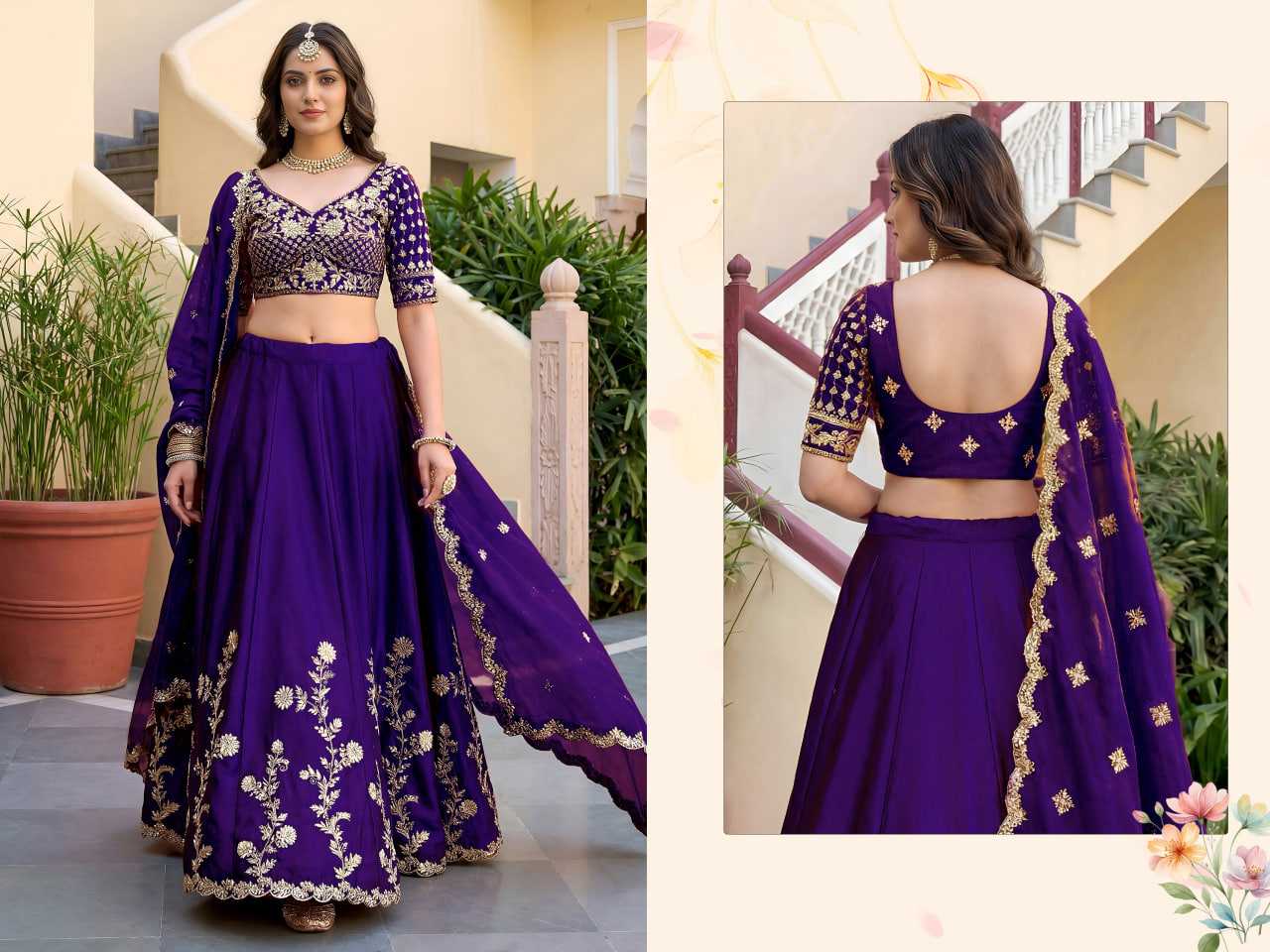 Rangoli Silk Lehenga