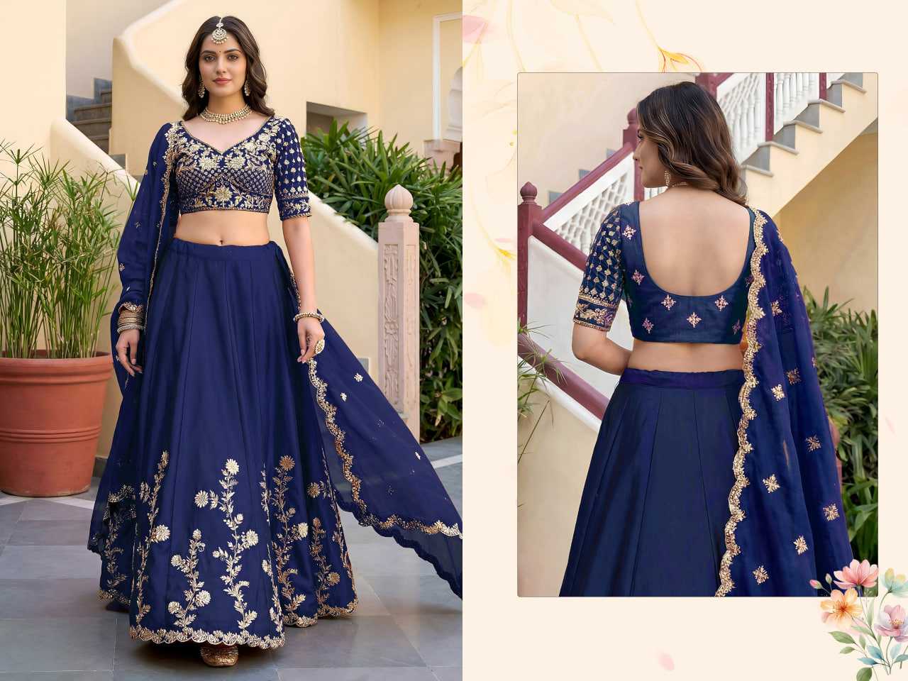 Rangoli Silk Lehenga