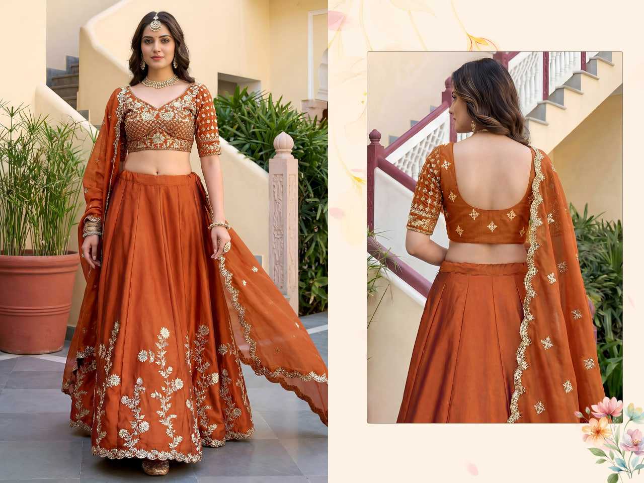 Rangoli Silk Lehenga