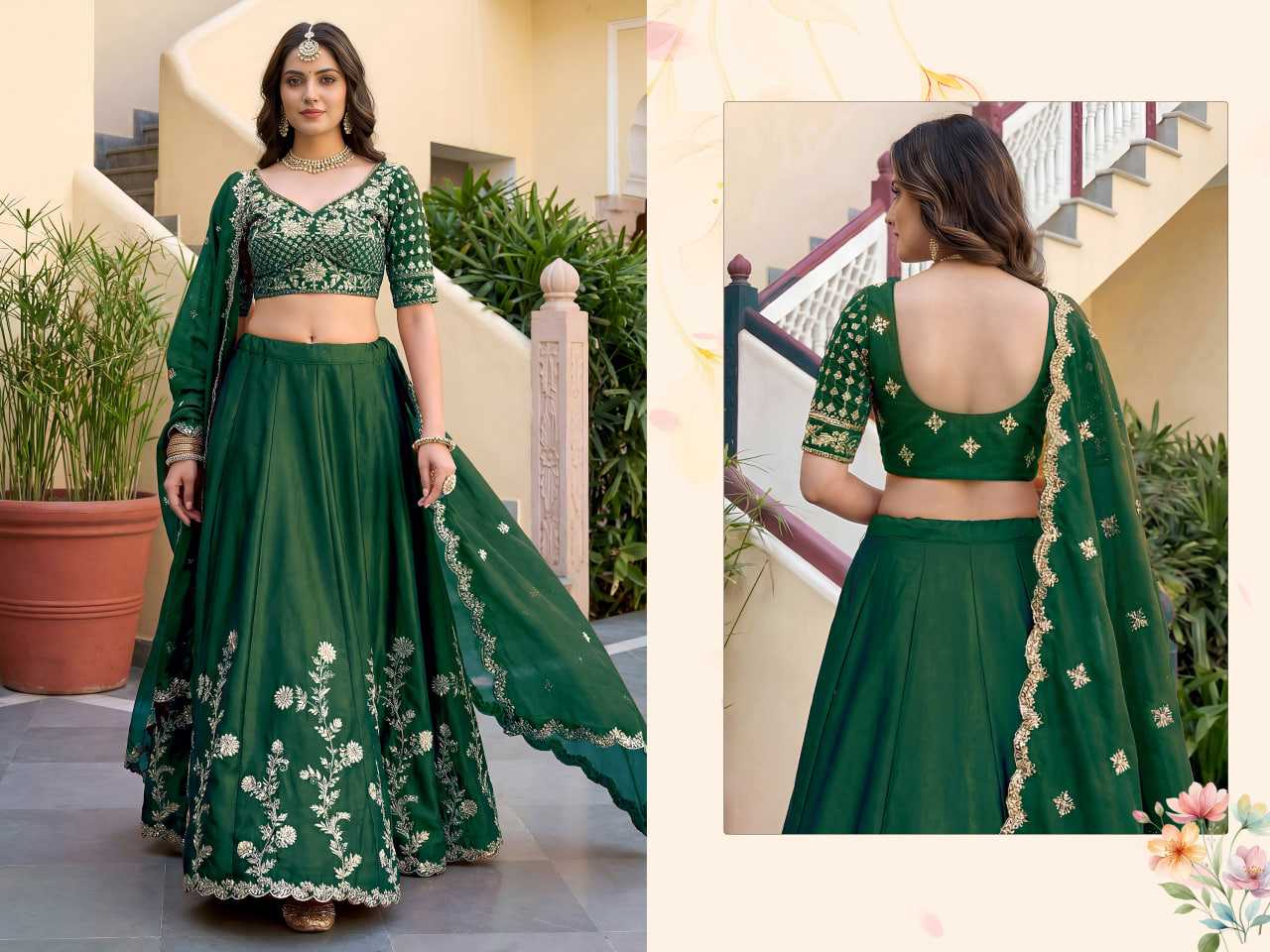 Rangoli Silk Lehenga