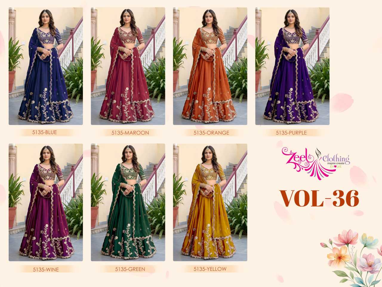Rangoli Silk Lehenga