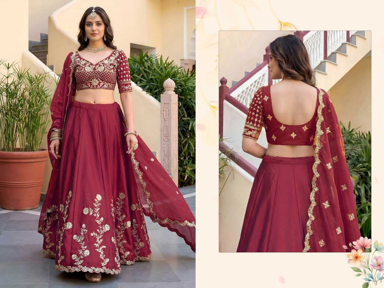 Rangoli Silk Lehenga