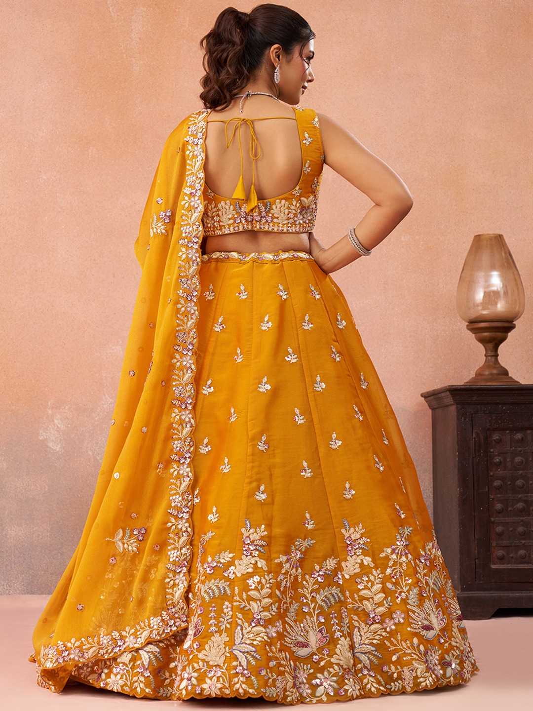 Tissue Wedding Lehenga
