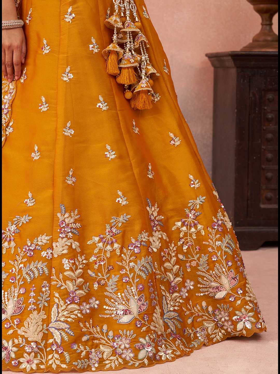 Tissue Wedding Lehenga