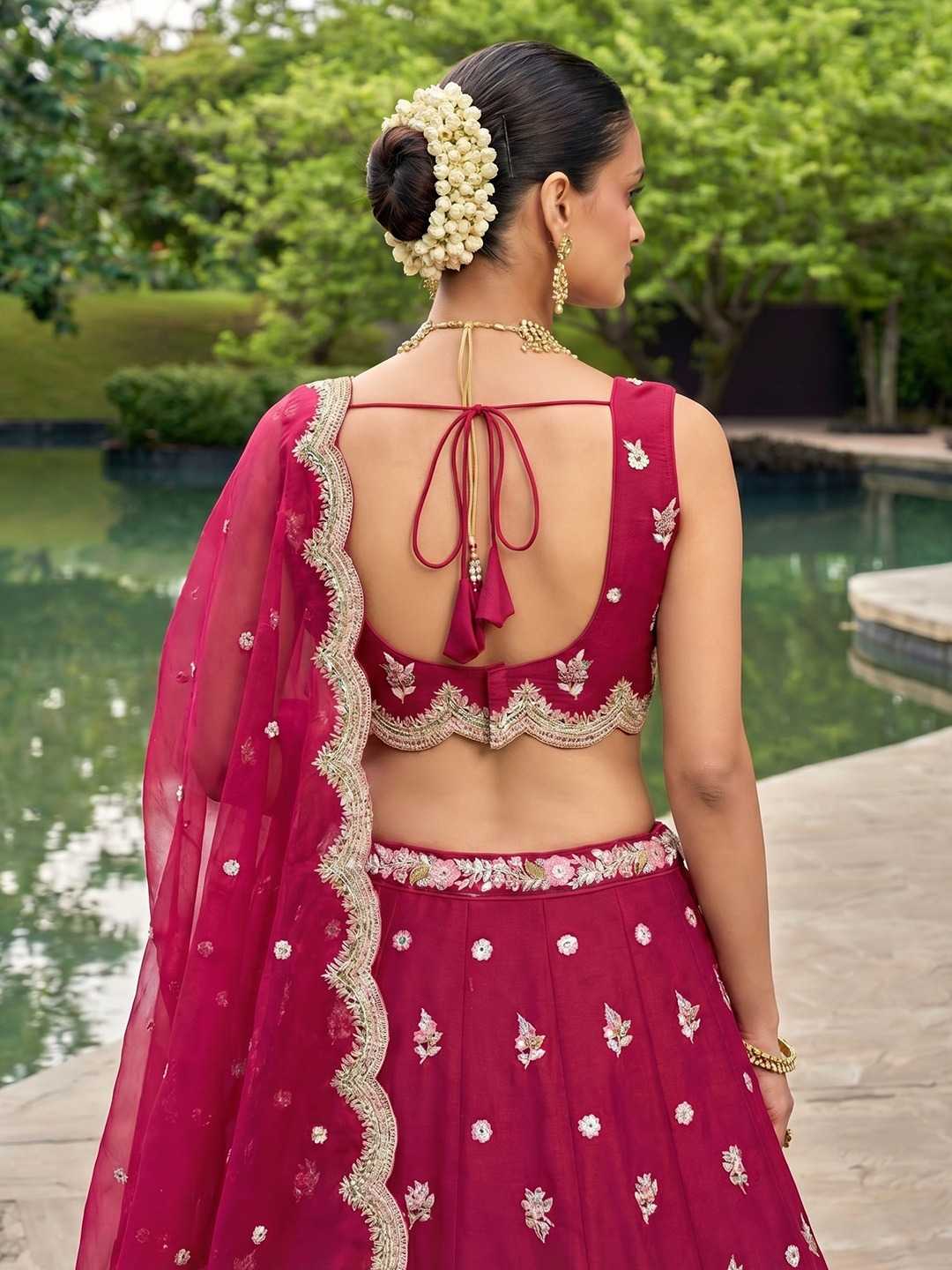 Tissue Wedding Lehenga