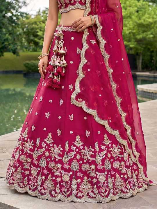 Tissue Wedding Lehenga