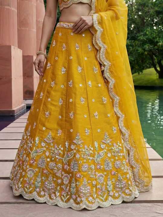 Tissue Wedding Lehenga