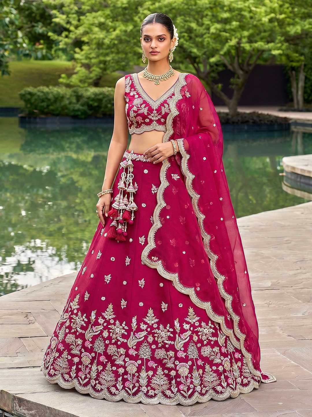 Tissue Wedding Lehenga