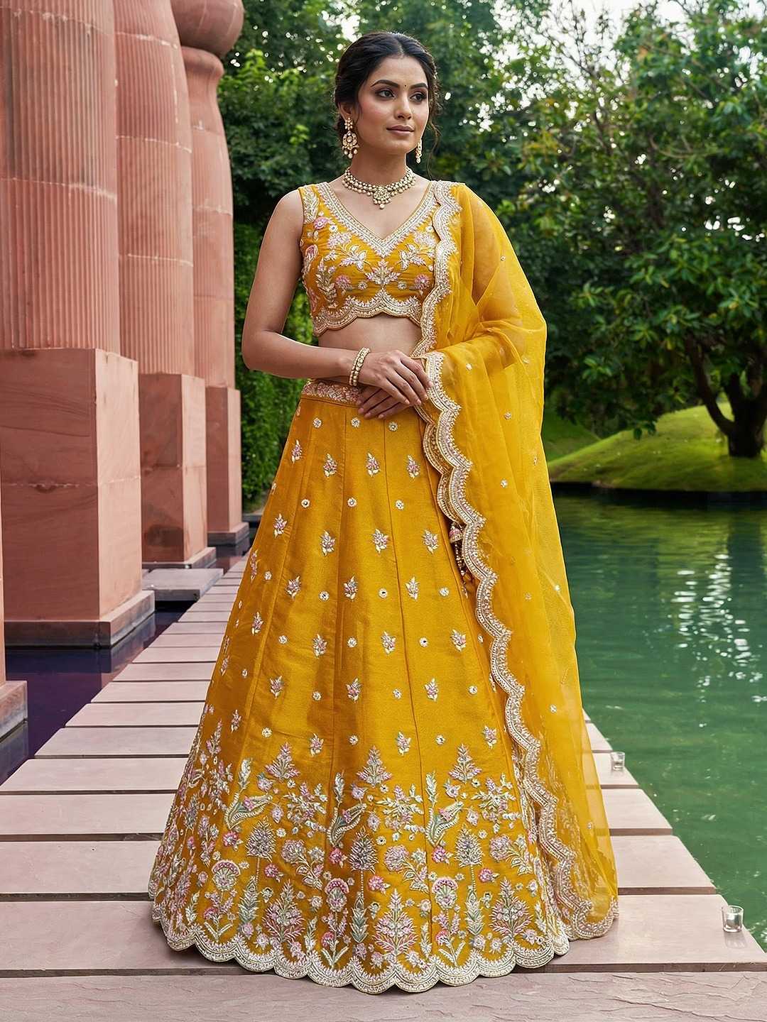 Tissue Wedding Lehenga