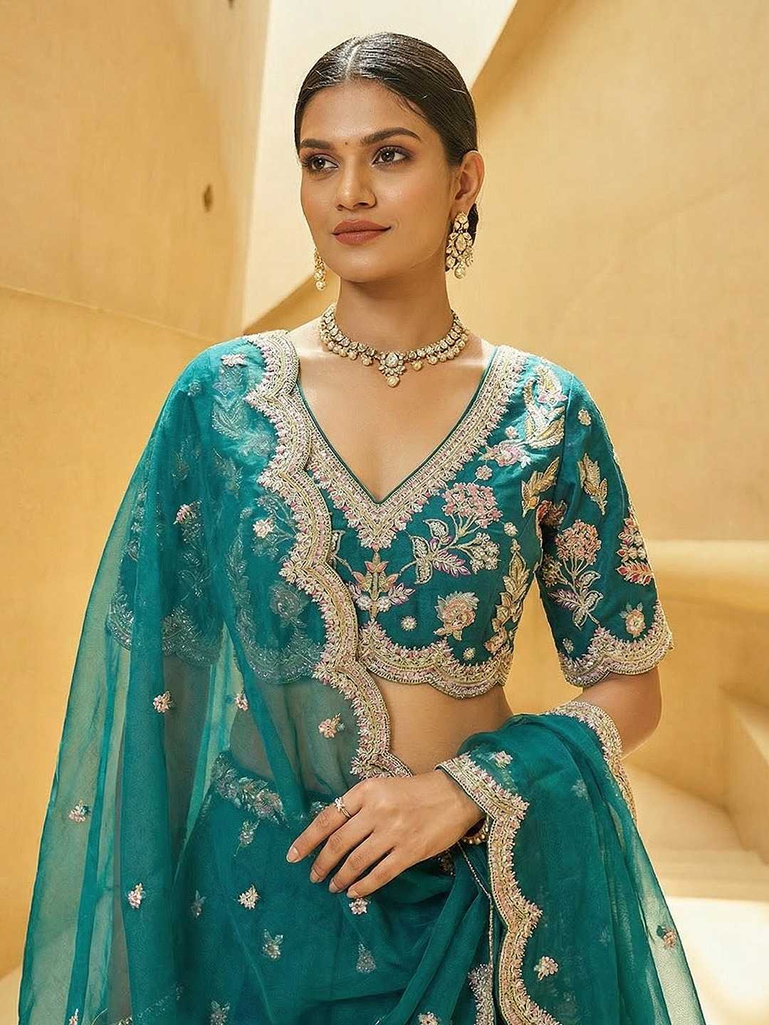 Tissue Wedding Lehenga