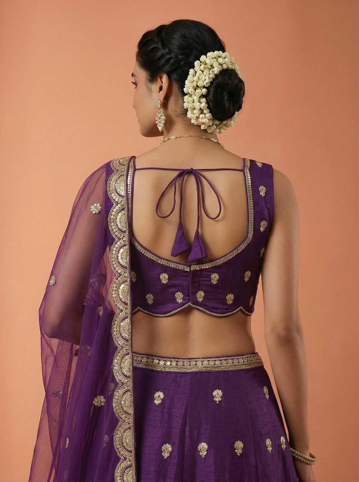 Chinon Silk Lehenga