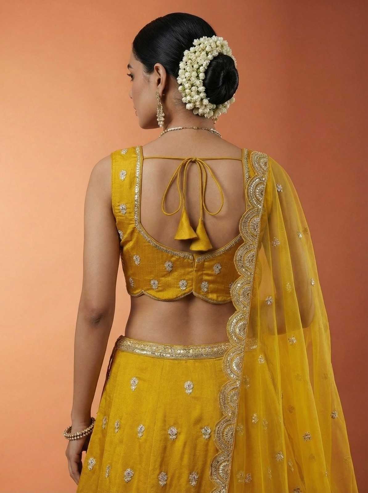 Chinon Silk Lehenga