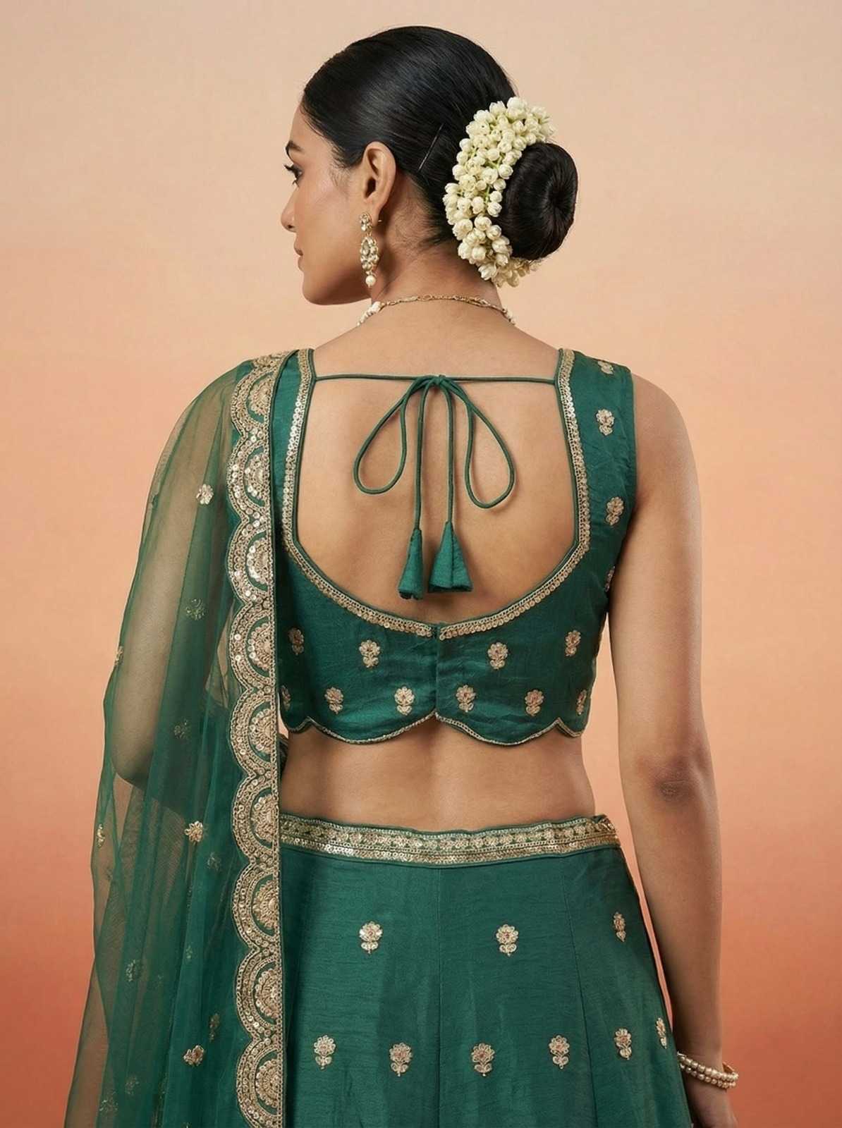 Chinon Silk Lehenga