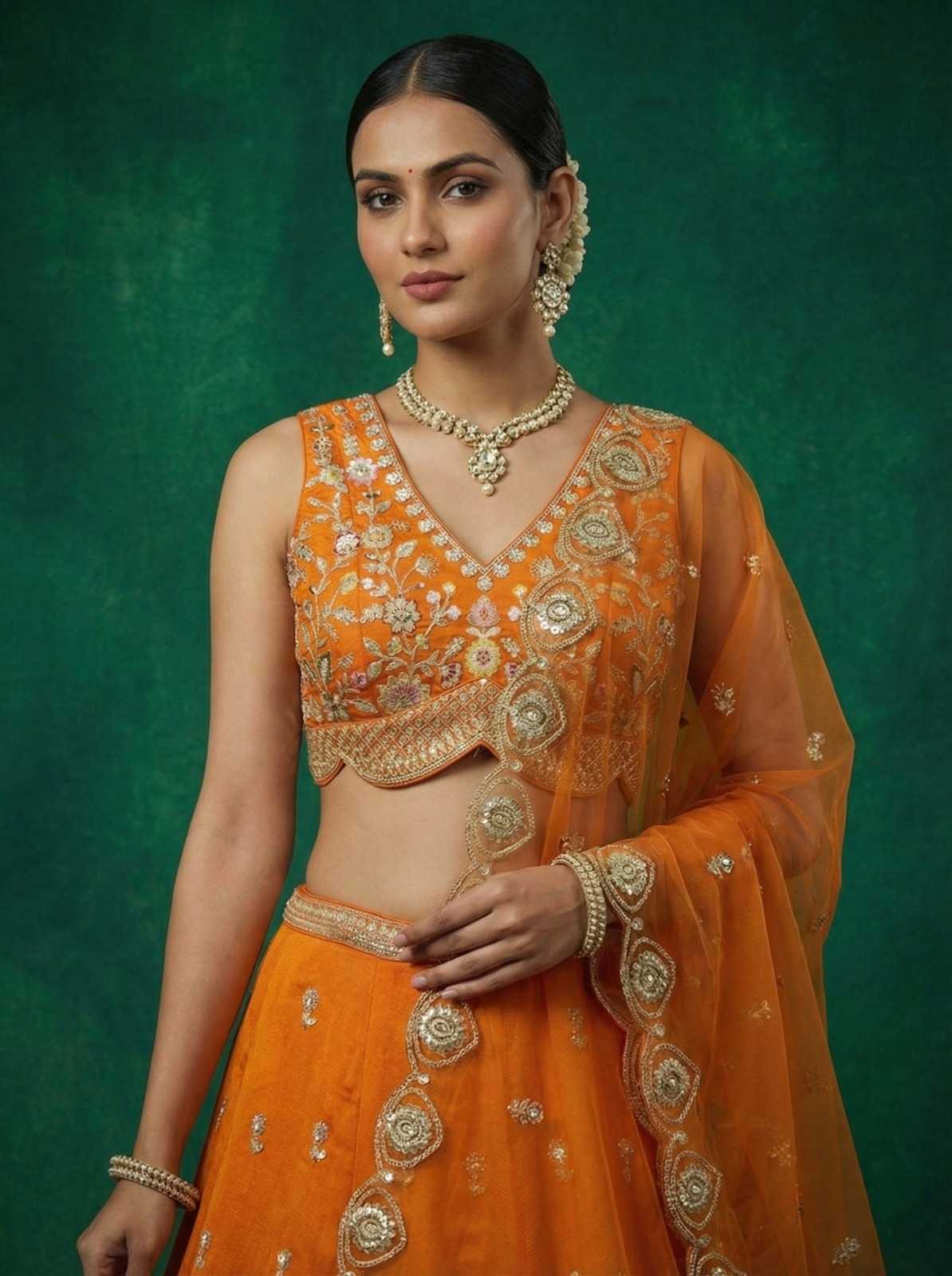 Chinon Wedding Lehenga