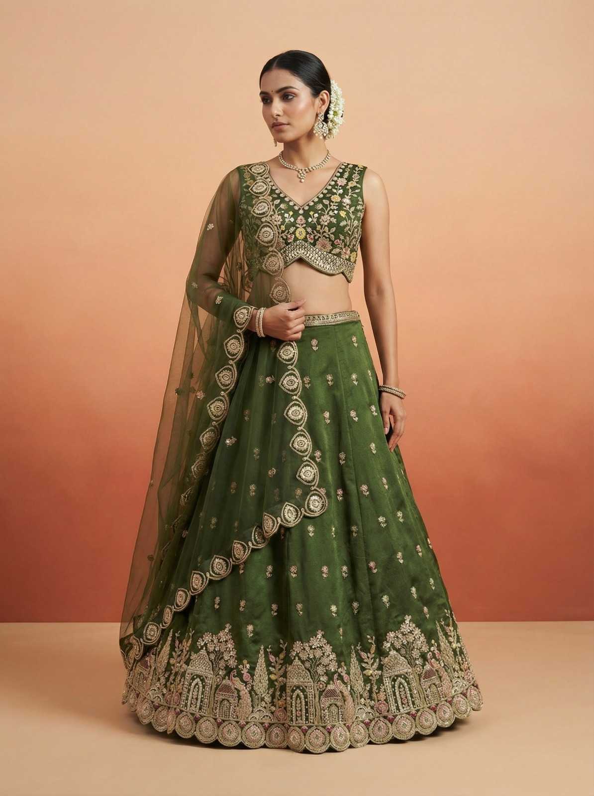 Chinon Wedding Lehenga