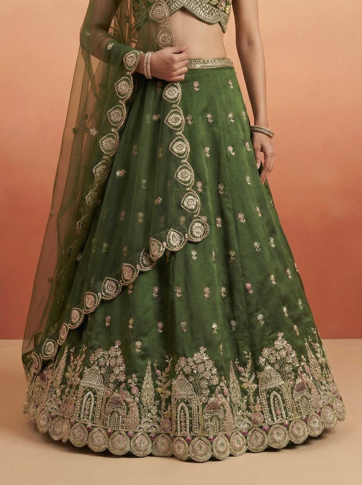 Chinon Wedding Lehenga
