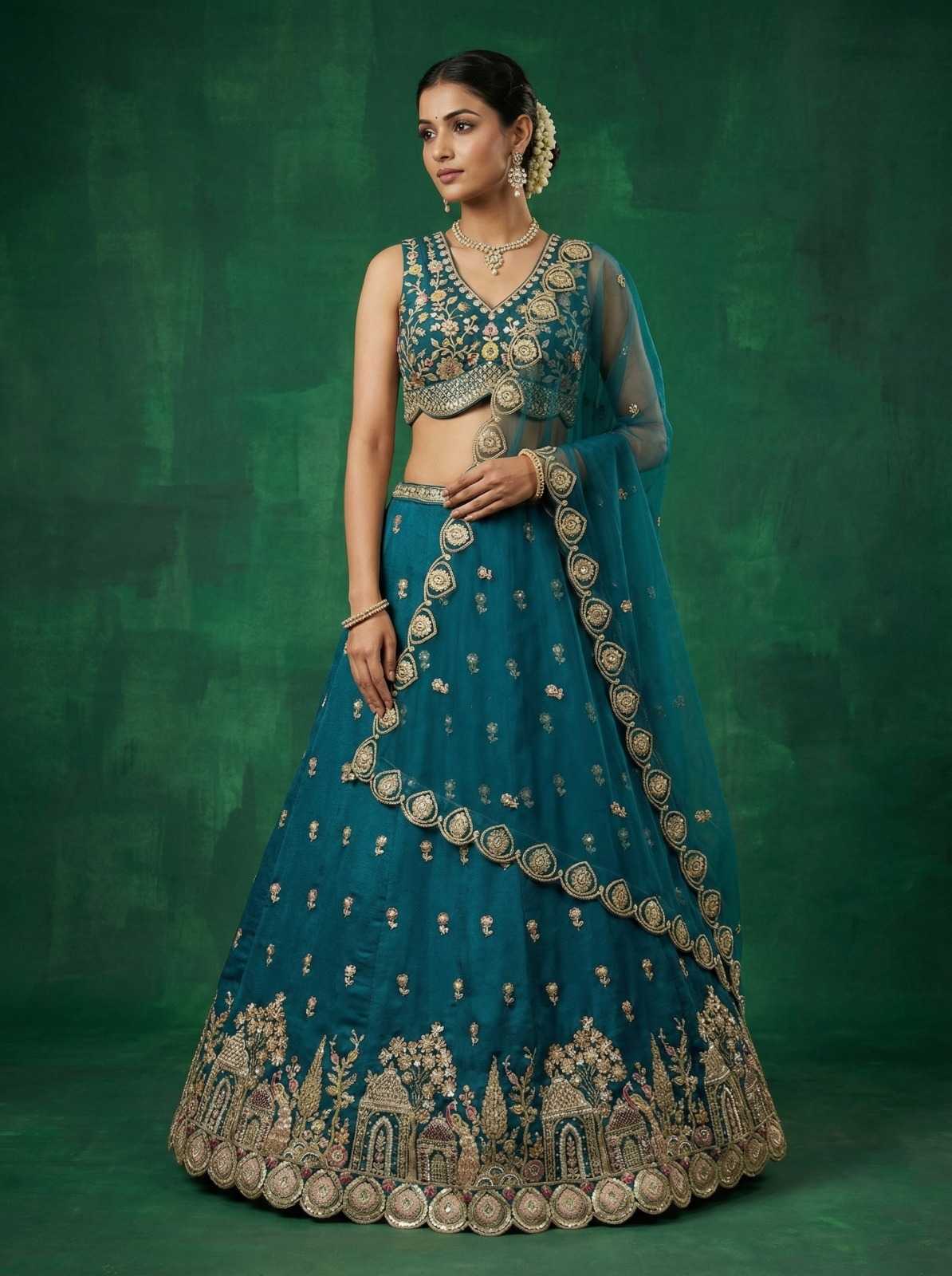 Chinon Wedding Lehenga